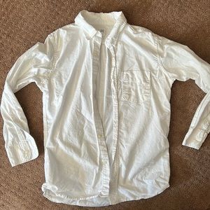 Uniform white gap kids XL button down shirt